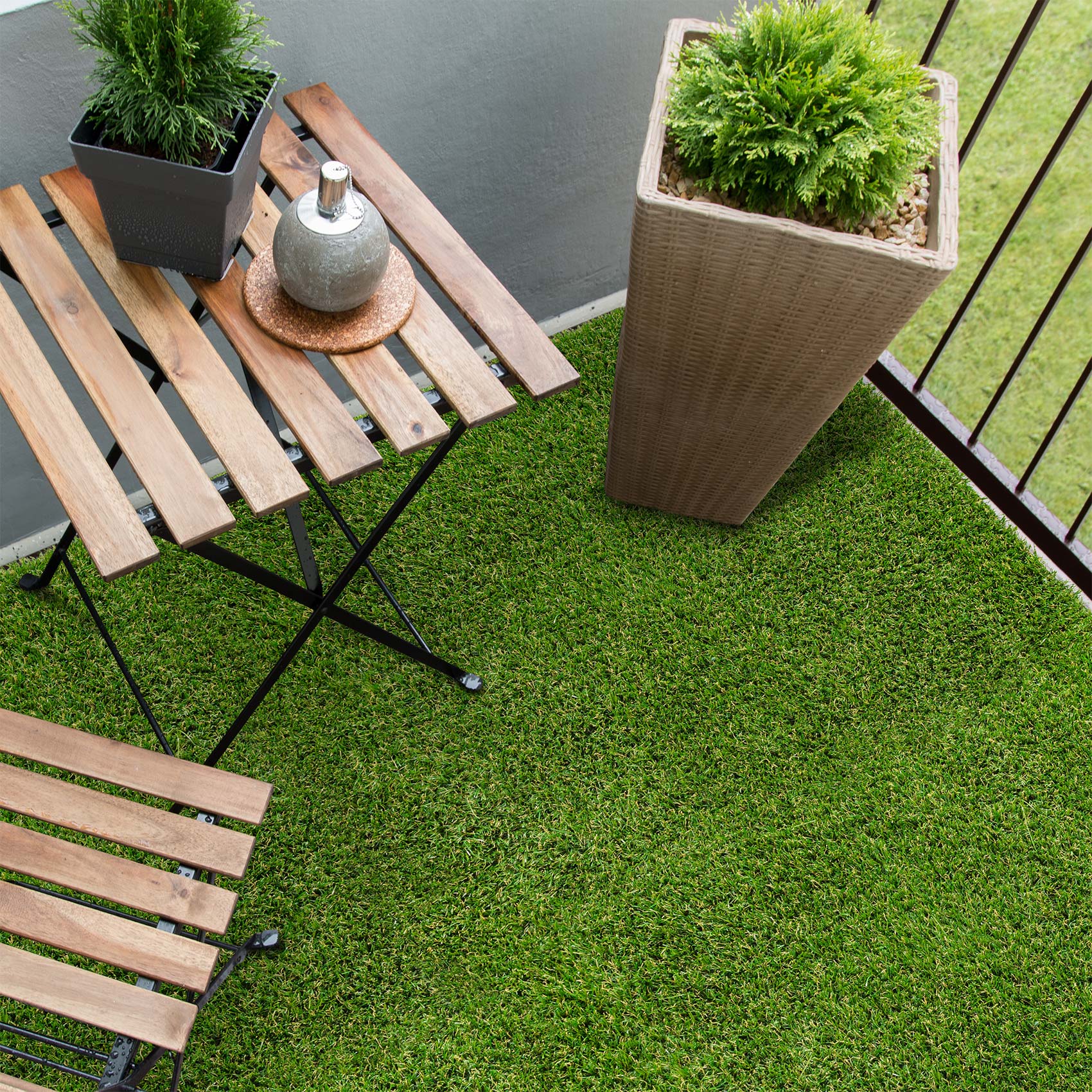Kunstrasen Natura Rasenteppich künstlicher Rasen Grün Garten Balkon