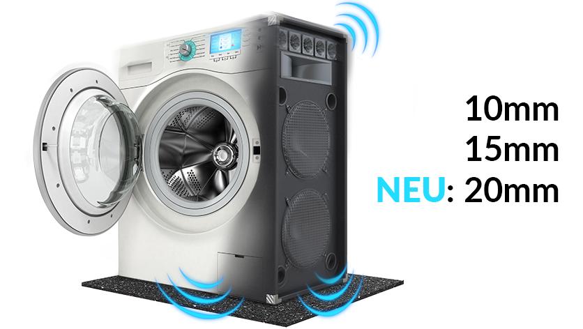 NEU Gummimatte Anti-Vibration Anti-Rutsch Waschmaschine Unterlage