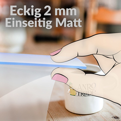 Stärke 2mm mattiert