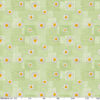 Wachstuch Tischdecke Patchwork Kamille Blumen Grün Tischdecke abwaschbar Wachstischdecke Gartentischdecke