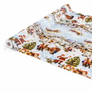 Weihnachtstischdecke abwaschbare Tischdecke Weihnachten Weihnachtsmorgen