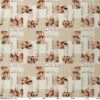 Wachstuch Tischdecke abwaschbar Wachstischdecke Kaffee Croissant Expresso Beige
