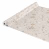 Weihnachtstischdecke Wachstuch Weihnachten Schneeflocken Beige abwischbar Wachstuchtischdecke