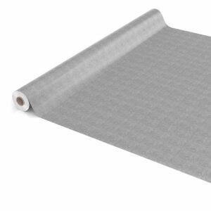 Wachstuch Tischdecke abwaschbar Leinenoptik in Grau Wachstuchtischdecke Gartentischdecke