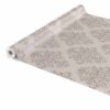 Wachstuch Tischdecke abwaschbar Rankenmuster Uni Beige Wachstuch Gartentischdecke