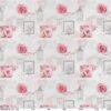 Wachstuch Tischdecke abwaschbar Liebe Rose Grau Wachstischdecke Gartentischdecke