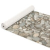 Badematte Weichschaummatte Bad Steine Kieselsteine Grau Breite 65cm Meterware