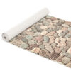 Badematte Weichschaummatte Steine bunt Kieselsteine Breite 65cm Schaummatte Bad