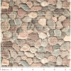 Badematte Weichschaummatte Steine bunt Kieselsteine Breite 65cm Schaummatte Bad