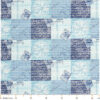 Badematte Weichschaummatte Badezimmermatte Maritim Blau Breite 65cm Meterware