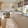 Badematte Weichschaummatte Badvorleger Schaummatte Mosaiksteine Beige Breite 65cm