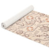 Badematte Weichschaummatte Badvorleger Schaummatte Kompas Seefahrt Beige Breite 65cm