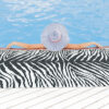 Weichschaummatte Badematte Schaummatte Bad Zebra Muster Breite 65cm Meterware