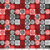 Wachstischdecke abwaschbar Rosen PopArt Retro Style Rot Schwarz Weiß Wachstuch Wachstuchtischdecke