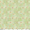Wachstuch Tischdecke Patchwork Kamille Blumen Grün Tischdecke abwaschbar Wachstischdecke Gartentischdecke