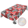 Wachstischdecke abwaschbar Rosen PopArt Retro Style Rot Schwarz Weiß Wachstuch Wachstuchtischdecke