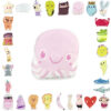 ANRO Anti-Stress Kinder-Kissen zum Schmusen Schlafen und Spielen Oktopus