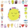 ANRO Anti-Stress Kinder-Kissen zum Schmusen Schlafen und Spielen SonneDream