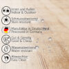 Wachstuch Tischdecke abwaschbar Gartentischdecke Wachstischdecke Holzoptik Beige