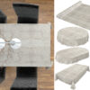 Tischdecke Holzoptik Grau Beige abwischbar Wachstuch Wachstuchtischdecke