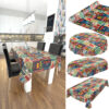 Wachstuch Tischdecke Retro Cafe USA America Style Bunt abwaschbar Tischdecke Outdoor Gartentischdecke Wachstischdecke
