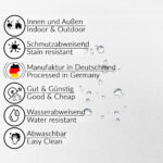 Tischdecke edle Streifen Relief Weiß abwaschbar Wachstuch Wachstuchtischdecke