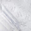 Durchsichtige Tischdecke Blumen 0,2 mm Halb-Transparent Glasklar, transparent