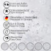 Durchsichtige Tischdecke Blumen 0,2 mm Halb-Transparent Glasklar, transparent