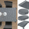 Wachstuch Tischdecke abwaschbar Wachstischdecke Outdoor Tischdecke Gartentischdecke Pusteblume Edel Anthrazit