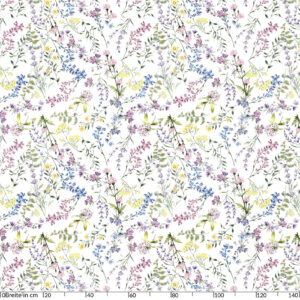 Wachstuch Tischdecke abwaschbar Feld Blumen Weiß  Wachstischdecke Outdoor Tischdecke Gartentischdecke