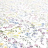 Wachstuch Tischdecke abwaschbar Feld Blumen Weiß Wachstischdecke Outdoor Tischdecke Gartentischdecke