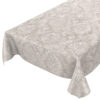 Tischdecke Barock Rankenmuster Beige abwaschbar Wachstuch Wachstuchtischdecke