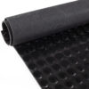 Gummi Gummimatte SBR Schutzmatte Bodenbelag Noppen Muster Schwarz 3mm Stark 100 cm Breite Gummiläufer
