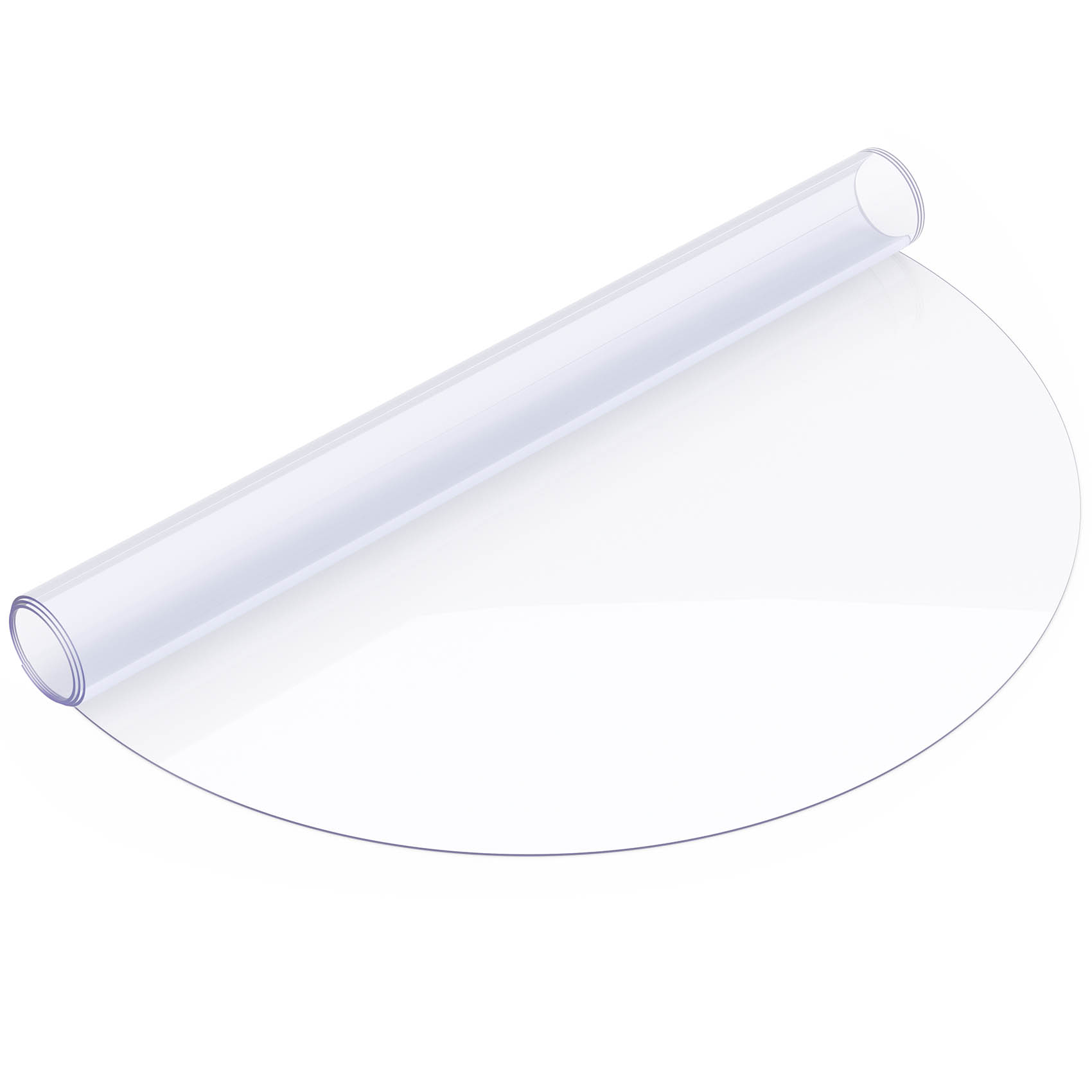 Tischfolie Tischdecke transparent Tischschutz 2mm PVC Schutzfolie Br. 50cm  ANRO