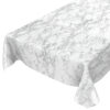 Tischdecke Marmor Silber abwischbar Wachstuch Wachstuchtischdecke