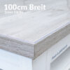 Tischschutzfolie durchsichtig 1mm 100cm Breite Schutzfolie transparente Tischfolie – 100x100cm