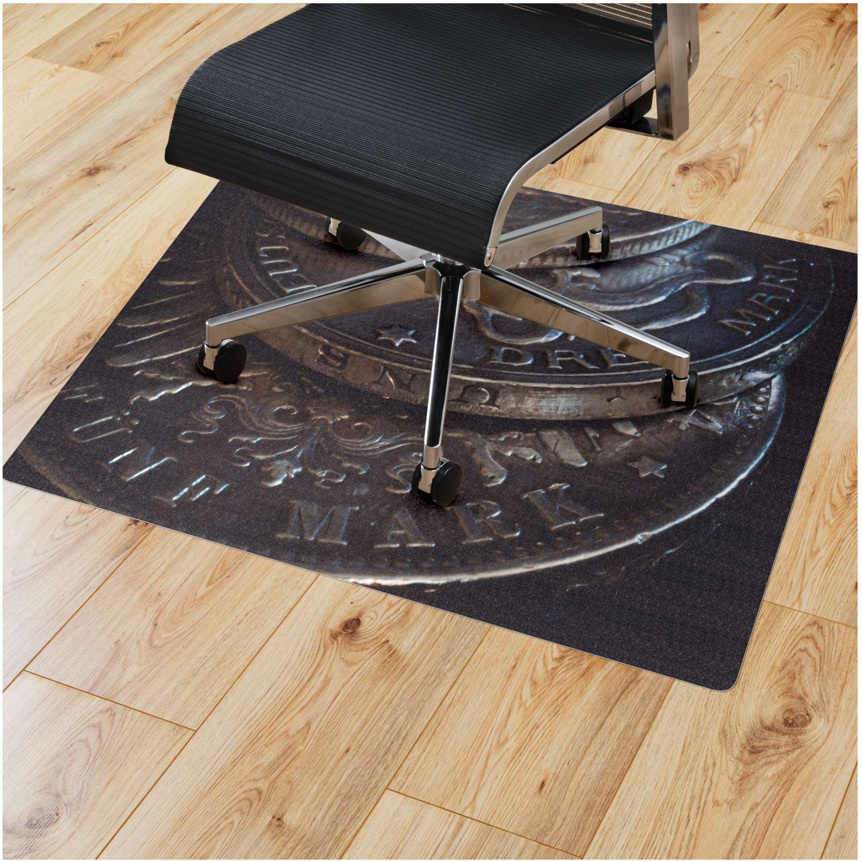 3453111_Product Bodenschutzmatte Schreibtisch Stuhl Unterlage Bürostuhlunterlage 8 Designs – Deutsche Mark, 90x120cm