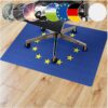 Bodenschutzmatte Schreibtisch Stuhl Unterlage Bürostuhlunterlage 8 Designs – EU, 90x120cm