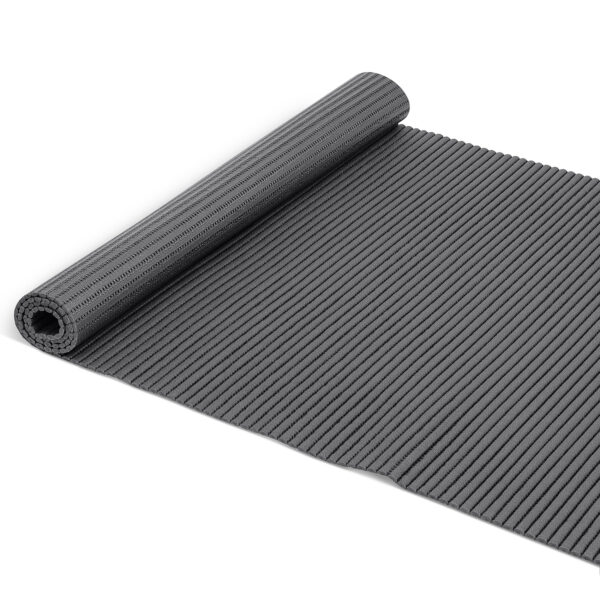 Badematte Weichschaummatte Grau Anthrazit Uni Einfarbig Breite 65cm Meterware – 100x65cm