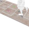 Spielmatte Hüpfspiel Hüpfkästchen Spielteppich Himmel und Hölle Küchenläufer