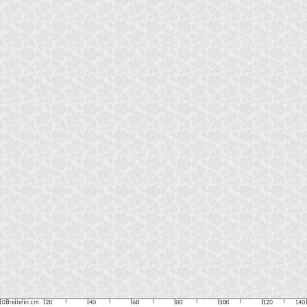Wachstischdecke Wachstuch Tischdecke abwaschbar Blumen Weiß Einfarbig Reliefdruck – 100x140cm, Schnittkante