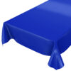Wachstuch Wachstuchtischdecke abwaschbare Tischdecke Uni Dunkelblau Einfarbig Glanz – 100x140cm, Schnittkante