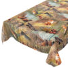 Tischdecke Jagt Wild Jäger Motiv Holz Fotoprint abwaschbar Wachstuch Wachstuchtischdecke – 100x140cm, Schnittkante