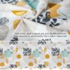 Wachstuch Tischdecke abwaschbar Wachstischdecke Louise PVC frei abwaschbar – 100x137cm, Schnittkante