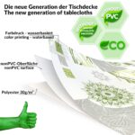 Wachstuch Tischdecke abwaschbar Wachstischdecke Ines PVC frei