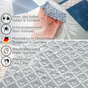 Wachstuch Tischdecke abwaschbar Wachstischdecke Camille PVC frei