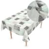 Wachstuch Tischdecke abwaschbar Wachstischdecke Josefine PVC frei – 100x137cm, Schnittkante