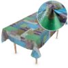 Wachstuch Tischdecke abwaschbar Wachstischdecke Marie PVC frei – 100x137cm, Schnittkante