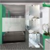 Fensterfolie Sichtschutzfolie Glasfolie Milchglasfolie Glasdekor selbstklebend PVC-frei 0,45x2m