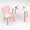 Kinder Stuhl und Tisch Set mit Motiv Paws Rosa